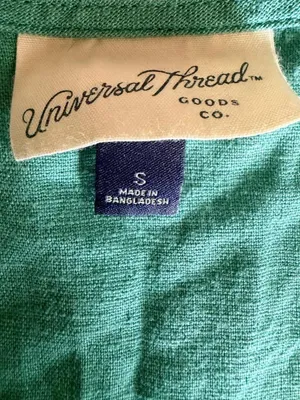 Universal Threads Teal Tiered Mini Dress Size S thumbnail 4