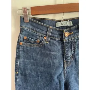 Women's Levi's Perfectly Slimming Straight 512‎ Jeans - Size 24 Blue Size 2 0264 thumbnail 2