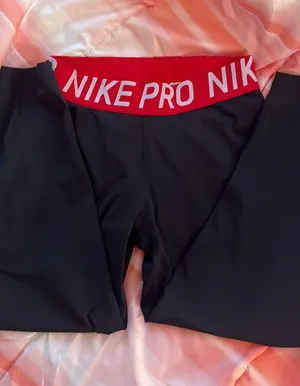 Nike Pro Leggings Black thumbnail 1
