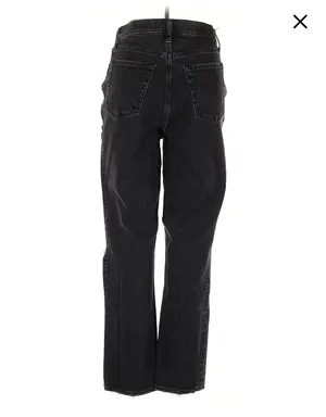 Abercrombie & Fitch The 90s Ultra High Rise Black Jeans thumbnail 2