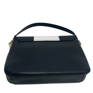 Ripani Italian Leather Handbag Purse Shoulder Bag Navy Blue white Nautical Italy thumbnail 7