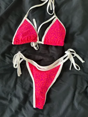 Pink & Red Swimsuit Size M thumbnail 1
