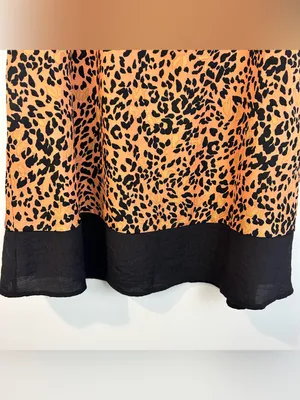 THML Leopard Animal Print Sleeveless Shift Mini Dress Size Small thumbnail 7