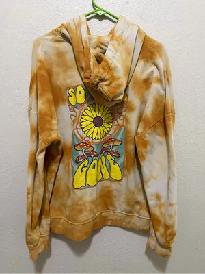 Empyre Psychedelic Mushroom “So Far Gone” Tie Dye Hoodie Large thumbnail 2