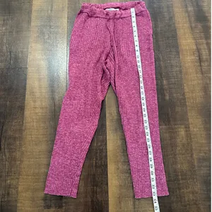 Free People FP Beach Pink Knit Lounge Set Cardigan & Pants XS thumbnail 9