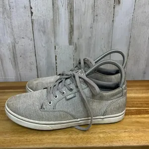 Vans Women's Size 7 Winston Low Top Lace-Up Heathered‎ Gray Canvas Sneakers thumbnail 3
