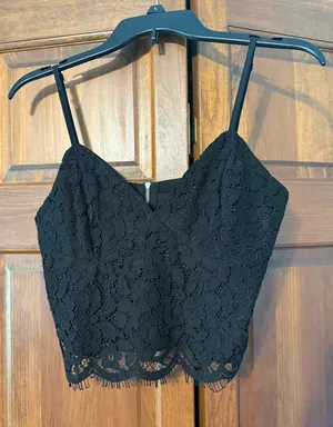 Shein Lace Crop Tank thumbnail 1
