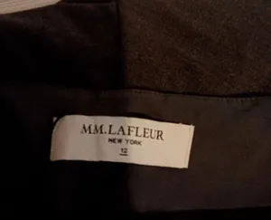 MM Lafleur wool blend lined office career winter women's pants size 12 thumbnail 6