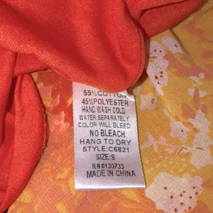 Umgee small orange & yellow maxi dress thumbnail 8