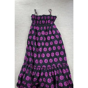 Free People Leanna Dress Womens M Black‎ Purple Bandeau Summer Boho Empire thumbnail 15