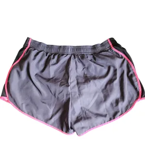 RBX Womens Running Shorts Gray Pink‎ X-Dri Mesh Trim Athletic Size M thumbnail 6