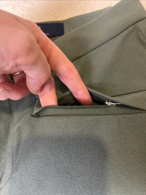 GAP Women's Dark Teal Straight Dress Pants thumbnail 5