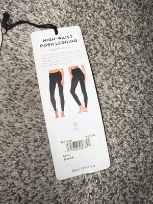 Alo Yoga High-Waist Posh Legging in Nectar, Size XS thumbnail 3