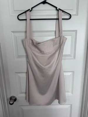 House of CB Kara Vintage Cream Mini Dress thumbnail 2