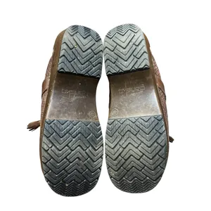 Dansko Clogs Shoes Womens Size 9.5 EU 40 Brown Leather‎ Tassel Slip On Comfort thumbnail 8