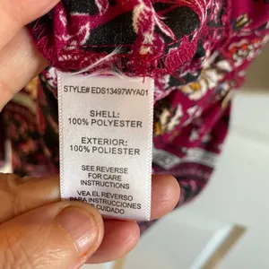 Altar’d State Red Floral Dress size medium thumbnail 8
