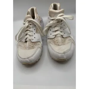 Nike Air Huarache Run‎ GS Women Size 7Y White Sneakers Streetwear Athleisure thumbnail 6