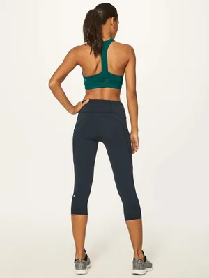 LULULEMON Break Free Bra Nulux in Teal Green Sz. 8 thumbnail 7