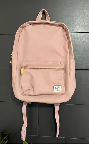 HERSCHEL Blush Pink Backpack Women’s Kids Canvas School Travel Bag EUC thumbnail 1