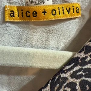 Alice + Olivia‎ Silk Leopard Print Mini Dress SZ XS Evening Wear Classy Dress thumbnail 3