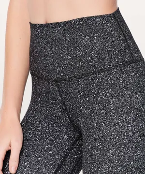 Lululemon Luminesce Splatter Ice Grey Black Align Crop 21 4 thumbnail 2