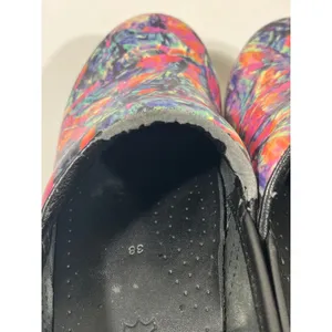 Dansko Professional Women Clog Multi Color Abstract Print‎ Slip On Medical Sz 38 thumbnail 6
