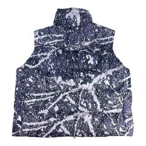Nike ACG Therma-FIT ADV Lunar Lake Puffer Vest Purple Print Womens L Gorpcore thumbnail 13