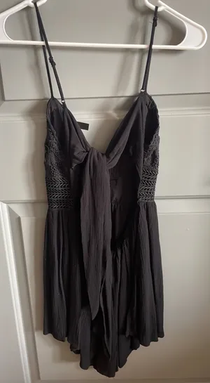 Garage Black Romper thumbnail 2