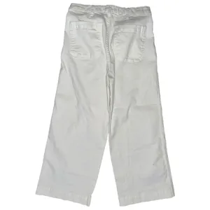 Oat New York Women’s Size 6 28 White Wide Leg High Rise Cropped Denim Jeans thumbnail 3
