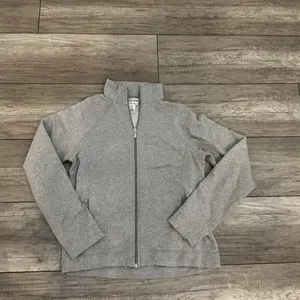Pendleton Full Zip Jacket Heather Gray Cotton Blend   Casual Small‎ thumbnail 2
