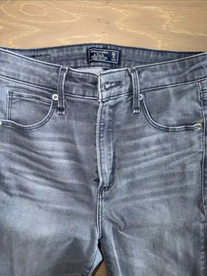 Abercrombie & Fitch Women’s Gray Skinny Jeans size 25L thumbnail 2