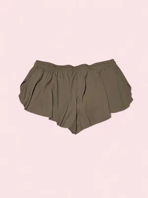 JoyLab Olive Green Layered Athletic Shorts thumbnail 2