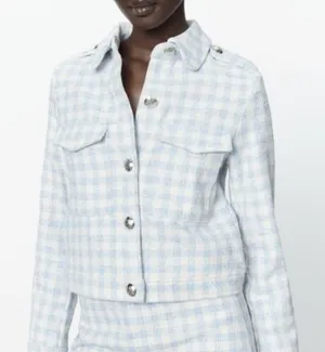 ZARA Tweed Blazer thumbnail 1