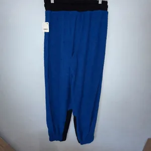 Free People Movement Cuddle Up Fleece Joggers Small Blue NEW Loungewear Cozy #15 thumbnail 12