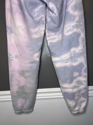 SET ACTIVE Sweatpants Womens Medium Multicolor Tie Dye French Terry Joggers thumbnail 9