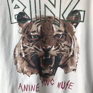 Anine Bing Tiger Sweatshirt In Stone, Size Small thumbnail 7