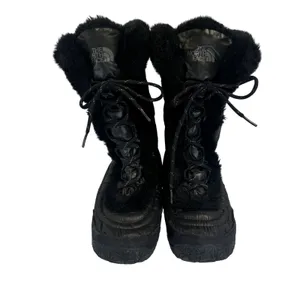 The North Face Nuptse Purna II Winter Boots Black Goose Down Faux Fur Womens 9.5 thumbnail 9