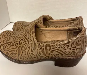 B.o.c Brown Leather Clogs thumbnail 3