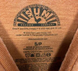 Elvis Presley The King of Rock n Roll Sun Record Company Rock Tee Small thumbnail 4