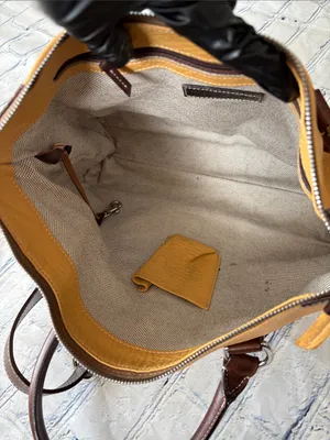 Dooney & Bourke All Weather Leather 2 (AWL 2) mustard yellow Satchel /Crossbody thumbnail 7