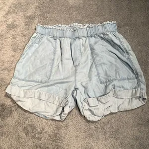 Aerie Light Blue Shorts lyocell thumbnail 1