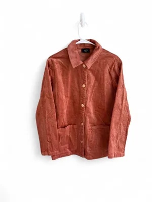 VICI Rust Orange Corduroy Chore Shacket thumbnail 2