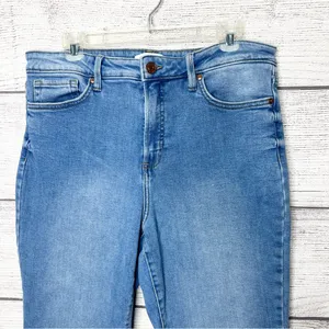 LC Lauren Conrad Classic Light Blue High Rise Flare Jeans Size 14 thumbnail 3