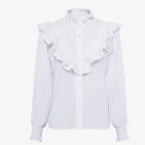 NWT French Connection Organic Cotton Rhodes Poplin Smock Top Blouse thumbnail 6