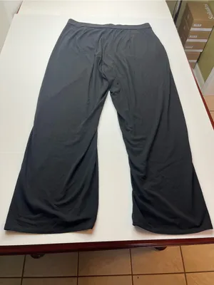 Eileen Fisher‎ Black Wide Leg Pull-on Stretch Pant Womens Size XL Pockets thumbnail 12