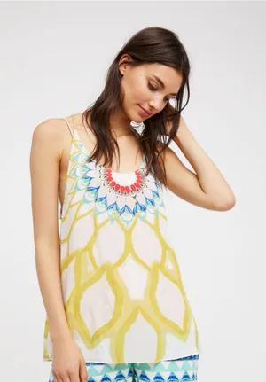 Free People Sophia Co-Ord Tank Sz M thumbnail 1