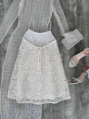 ZARA STRAPPY CROCHET MINI DRESS 7901/153/712 Size S thumbnail 8