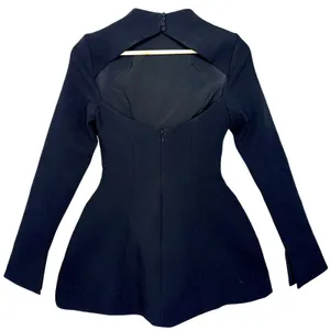 NWT Babyboo Kelly Black Cutout Back Long Sleeve Bodycon Mini Dress Women Size XS thumbnail 12