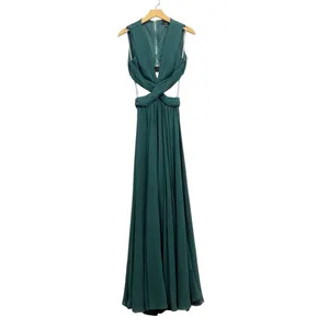 Lulus Vivid Imagination Emerald Green Cutout Maxi Dress size XL NWT thumbnail 6