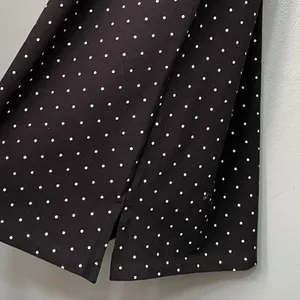 Appleseeds Size Medium Black White Polka Dot Polo Shirt Dress Tennis Prep Sporty thumbnail 3